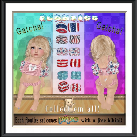 {PiP} 4th of July Floaties Entire Gacha Set