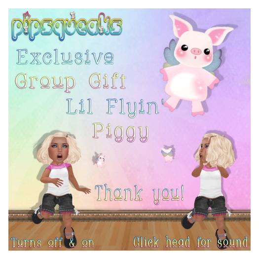 {PiP} Group Gift Lil Flyin' Piggy