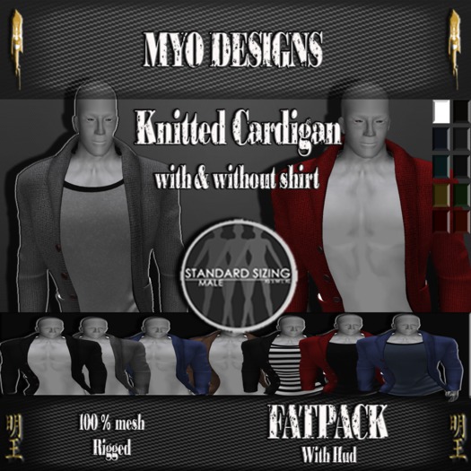 *MD*Knitted Cardigan 