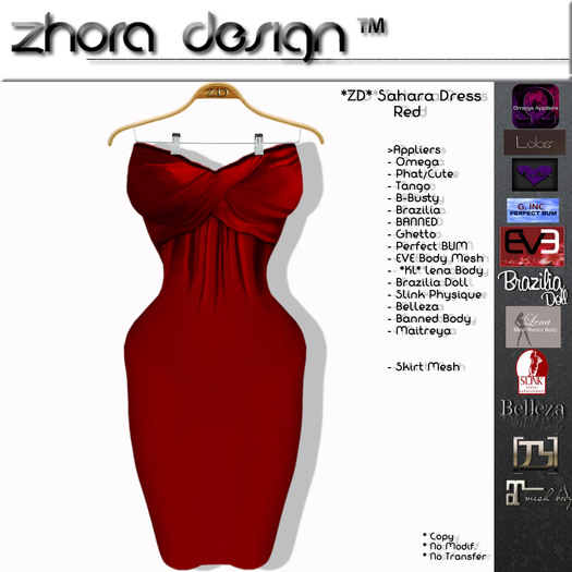 *ZD* Sahara Dress Red