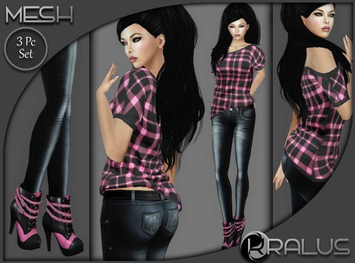 ::KRALUS:: Sibi : Pink Plaid  