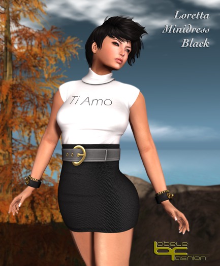 Babele Fashion :: Loretta Minidress Black