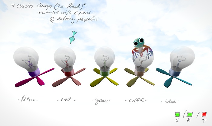 ROQUAI's Gecko 1-6 (red) *NEW*