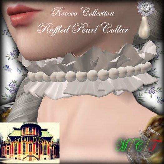 ~CdE~ January GROUP GIFT - Ruffled Pearl Collar