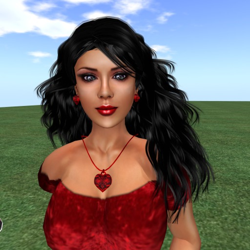 Valentine Heart Pendant & Earrings Vendor