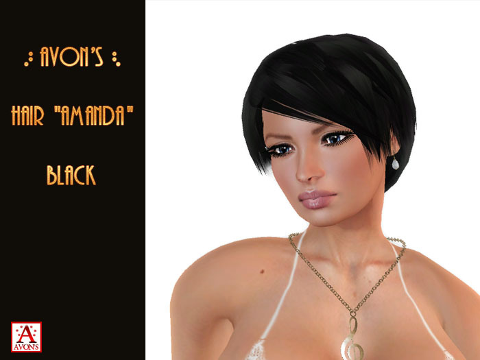 .: AVON'S :. Hair "Amanda" black