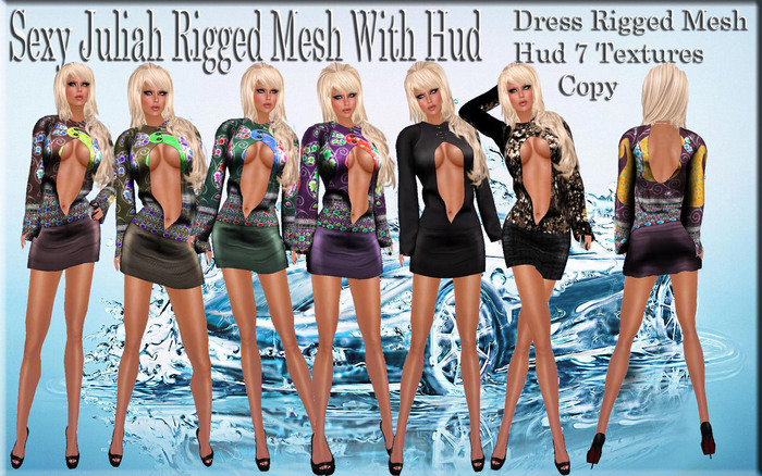 LSR - Sexy Juliah Rigged Mesh With Hud
