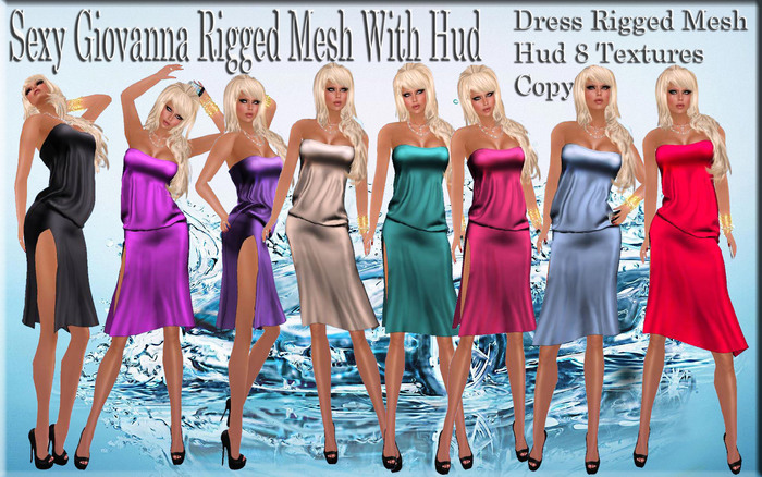 LSR - Sexy Giovanna Rigged Mesh With Hud