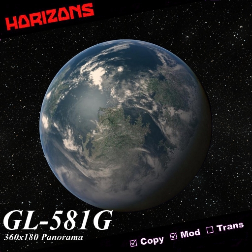 Strato-Cube Scene - GL-581G  6-Megapixel 360x180 Panorama Mesh Skybox