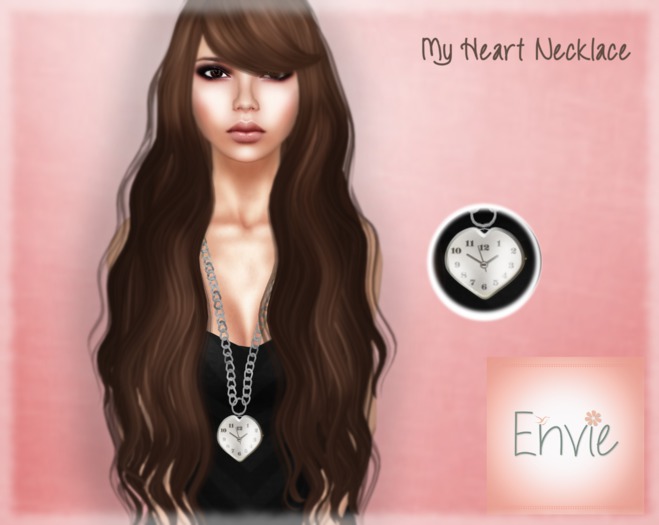 Envie - Heart Watch Necklace DEMO