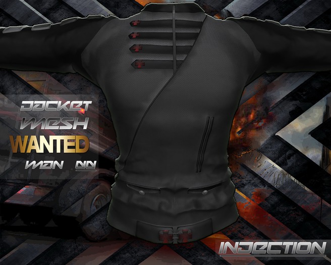 Jacket  Cross  Dark Silver