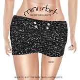 ::TY::Sequin sprkl mini skirt
