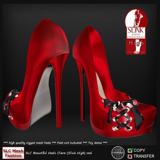SLC Beautiful Heels Clara (Slink High) red 