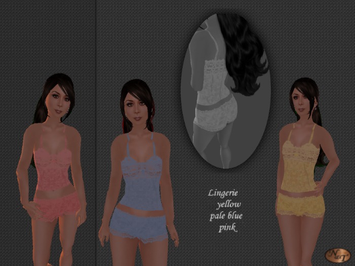  Needle & Twine - Lingerie yellow, pale blue, pink
