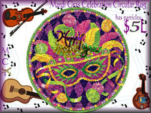 Mardi Gras Decorative Fur Rug