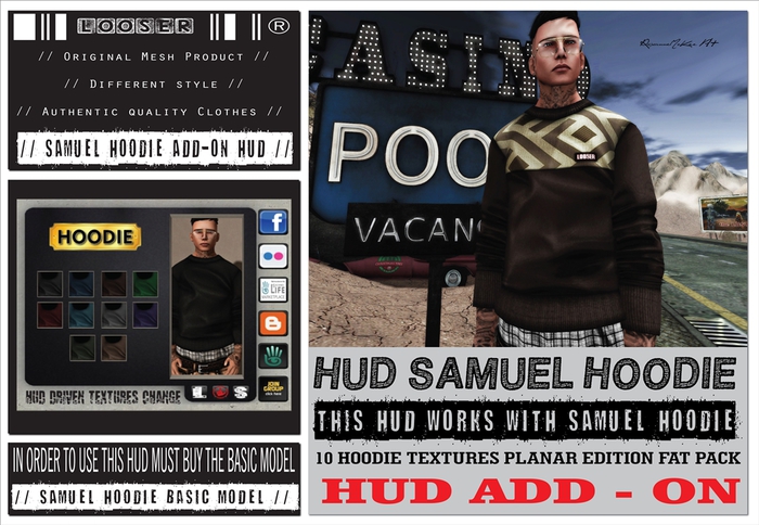 *2015 EDT.* █║▌LOOSER ║▌║® [ BOX ] HUD DRIVEN // Samuel Hoodie PLANAR EDITION FATPACK