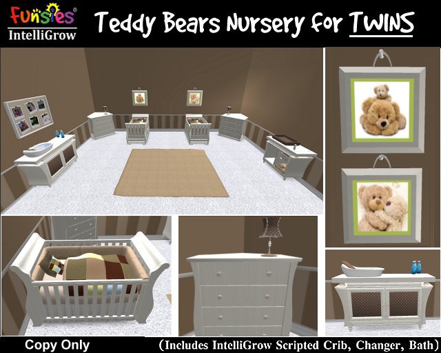 FUNSIES Babies IntelliGrow - Teddy Bears TWINS (COPY)