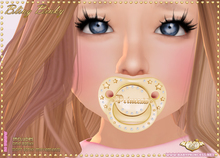 :*BABY*: Bling Binky - Princess - Yellow