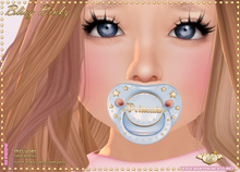 :*BABY*: Bling Binky - Princess - Blue