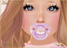 :*BABY*: Bling Binky - Princess - Purple
