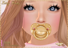 :*BABY*: Bling Binky - Princess - Golden