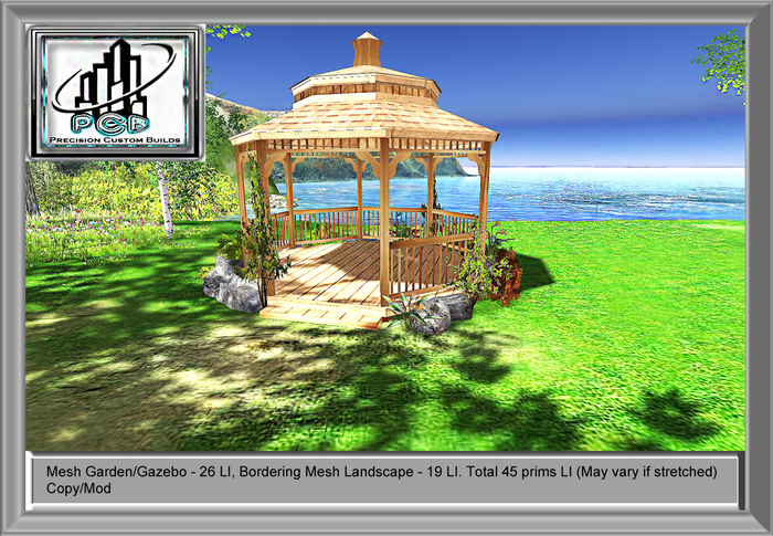 Garden Gazebo - Oak Wood (Boxed)