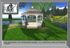 Gazebo white wood