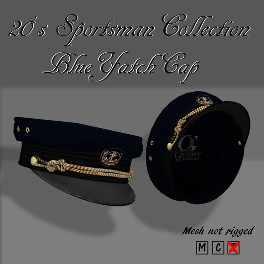 20's Blue Yatch Cap