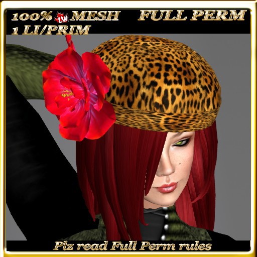 LW_ Beret with Roses - Full perm 2