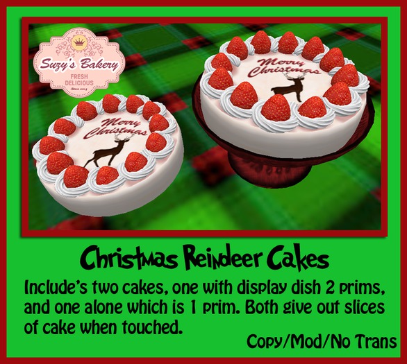 Christmas Reindeer Cake