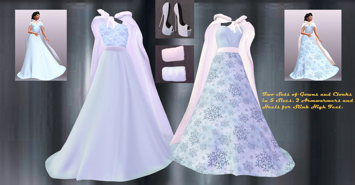 Satin Winter Collection Ice Blue