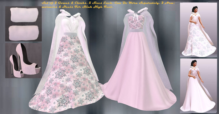 Satin Winter Collection Crystal Rose