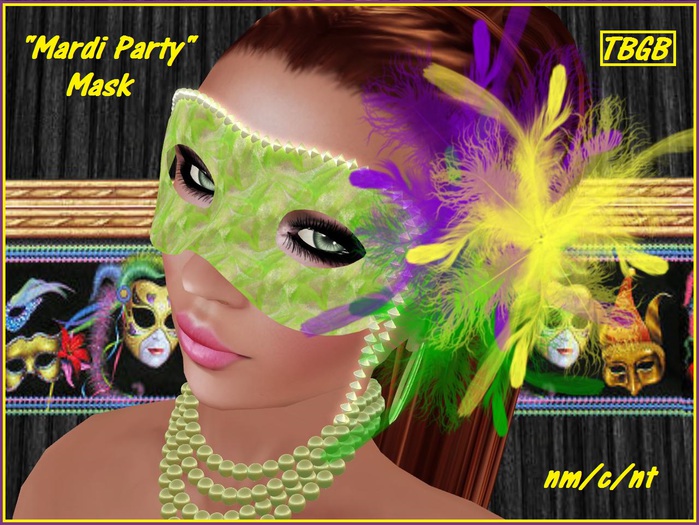 !!! TBGB - "Mardi Party" Mask by Sej