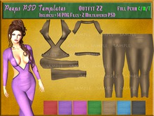 Peeps PSD Templates Outfit 22