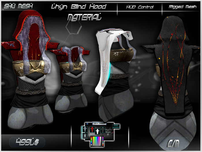 Lhyn Blind Hood -Shu Mesh-