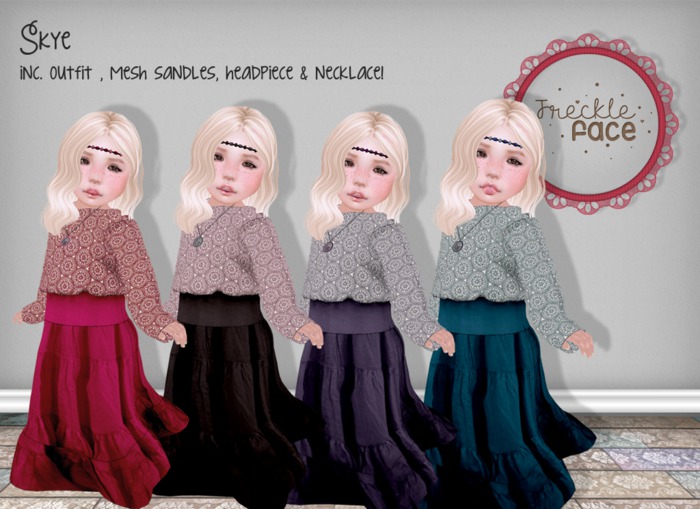 .Freckle face. Skye [purple] {wear me}