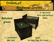 ((*DMC*)) Babybed green