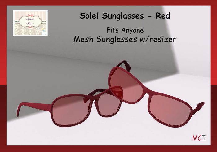[S][A] Solei Sunglass - Red