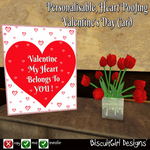 Valentines Card ~ My Heart Belongs To You*