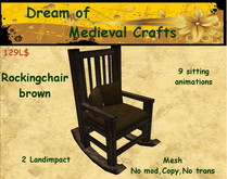 ((*DMC*)) Rockingchair brown