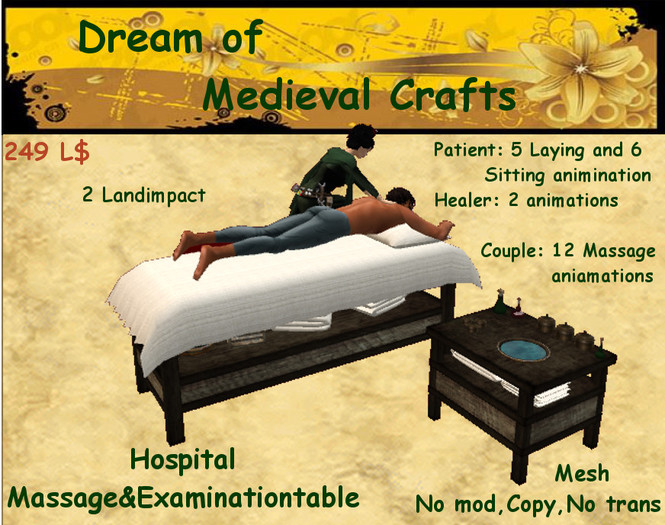 ((*DMC*)) Hospital - Massage&Examinationstable 