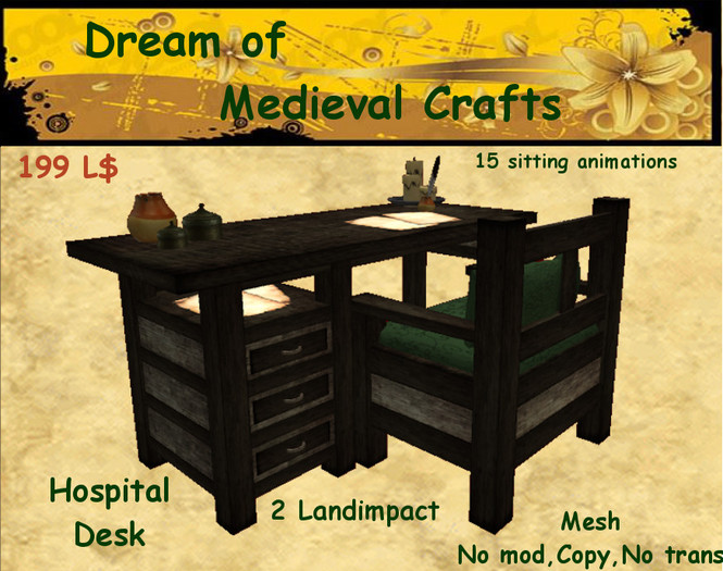 ((*DMC*)) Hospital - Desk 