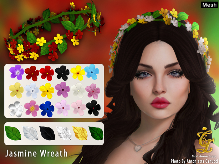 ^*^GAYAA^*^~~Jasmine Wreath-G~V~