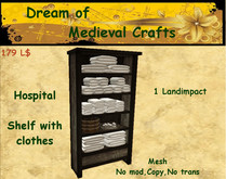 ((*DMC*)) Hospital - Shelf with Clothes 