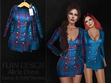 Alicia Dress Blue