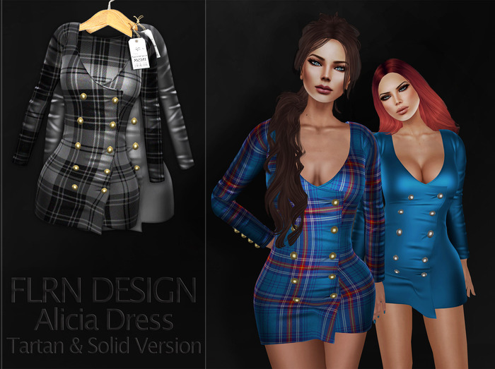 Alicia Dress Gray
