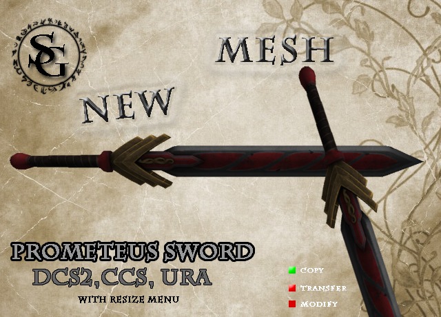 ::SG Design:: (worn) Prometeus Sword