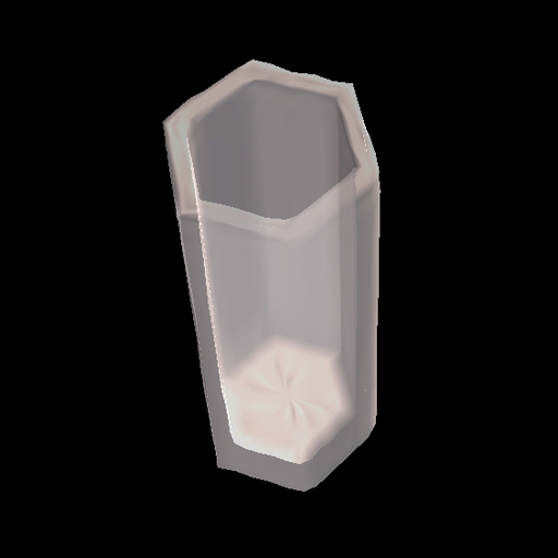 Sculpty Vase - hexagon simple - FULL PERM