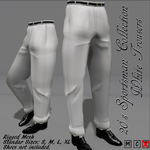 20's White Trousers