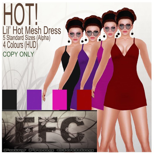 Hot! Lil' Mesh Dress